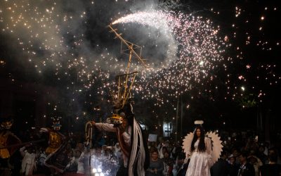 Hurras, cánticos y una ‘danza de los diablicos’ para el papa León en Perú